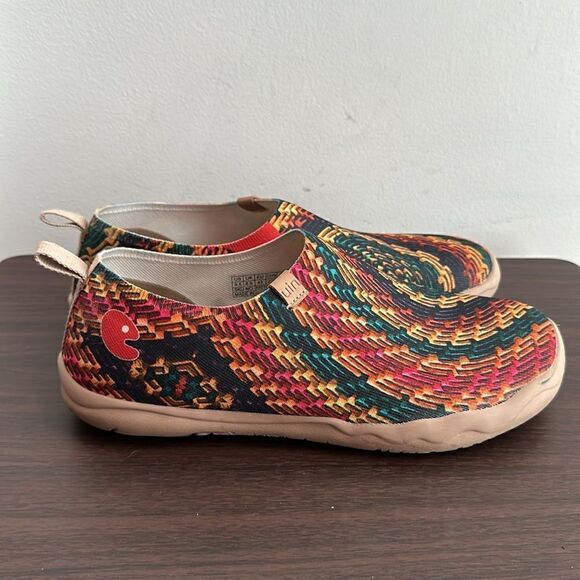 UIN Men\'s Casual Walking Travel Shoes Slip On Knitted Loafers Indian Soul Sz 9.5 main image 8
